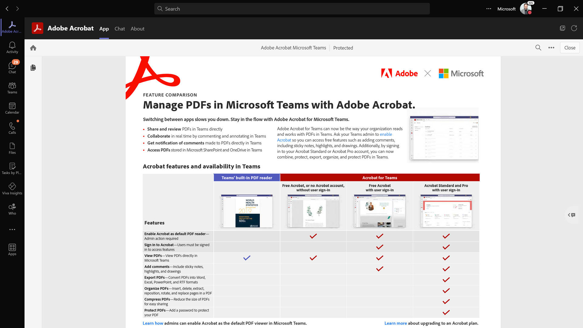 Adobe Acrobat Microsoft