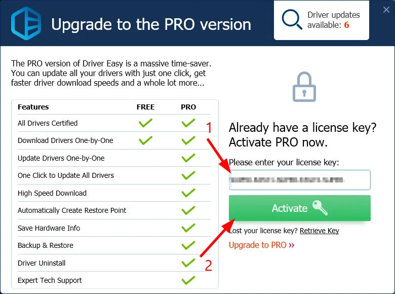 Driver Easy Pro License Key Free 2019