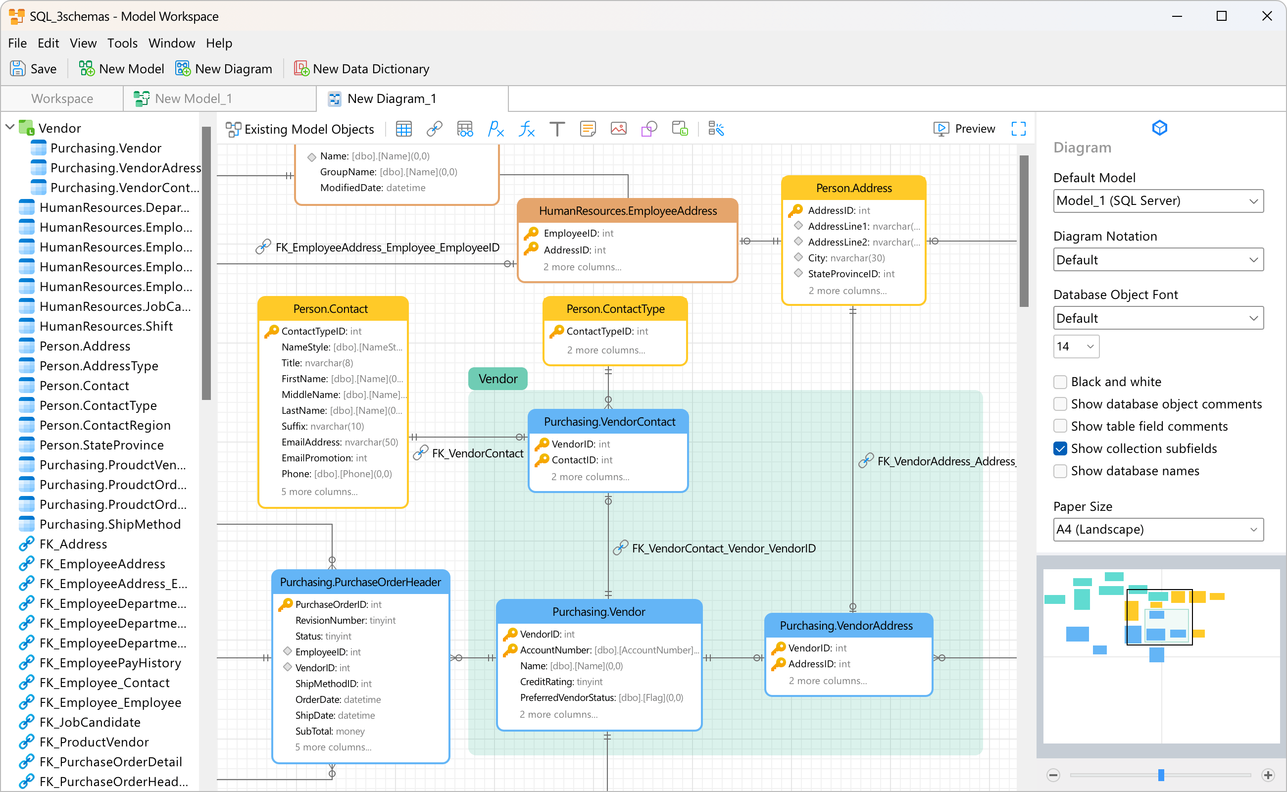 Screenshot Navicat 17 Premium Windows Modeling