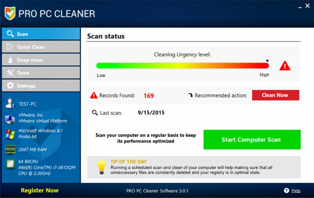 Propccleaner Screenshot